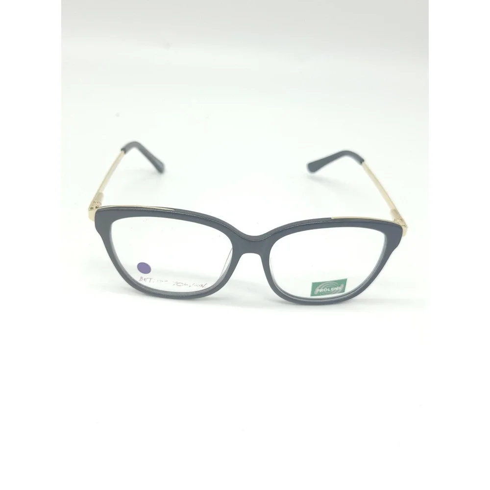 Betsey Johnson Iconic Eyeglasses Black Full Rim Frames 50-16-131